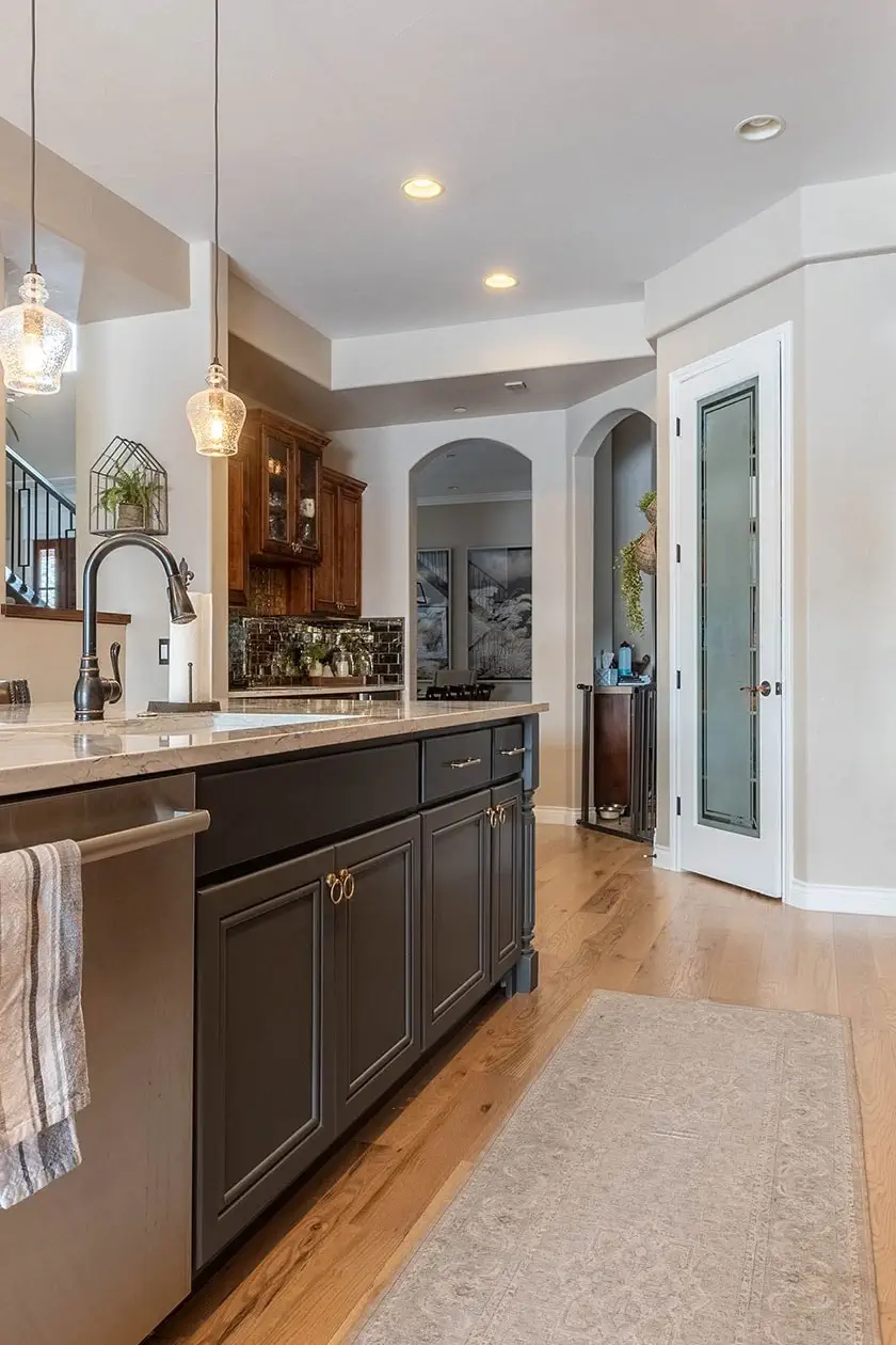 clean kitchen area